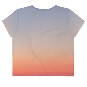 Camiseta corta "Sunset Vibes" by Flame