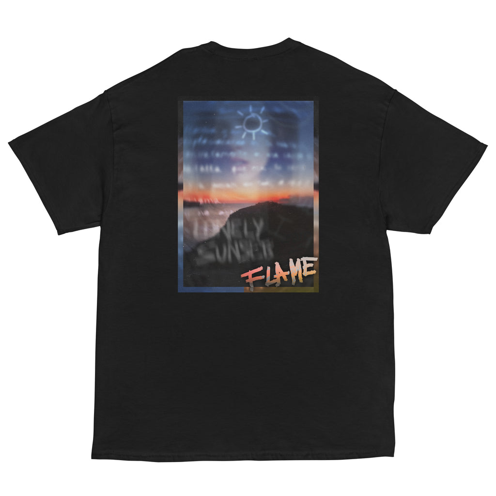 Camiseta clásica bordada "Drnkn Sunset" by Flame